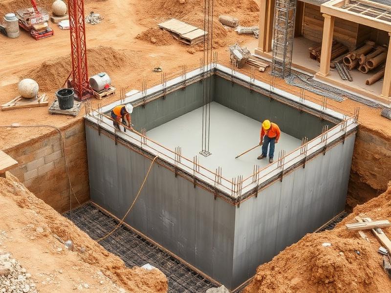Fundament for hytte